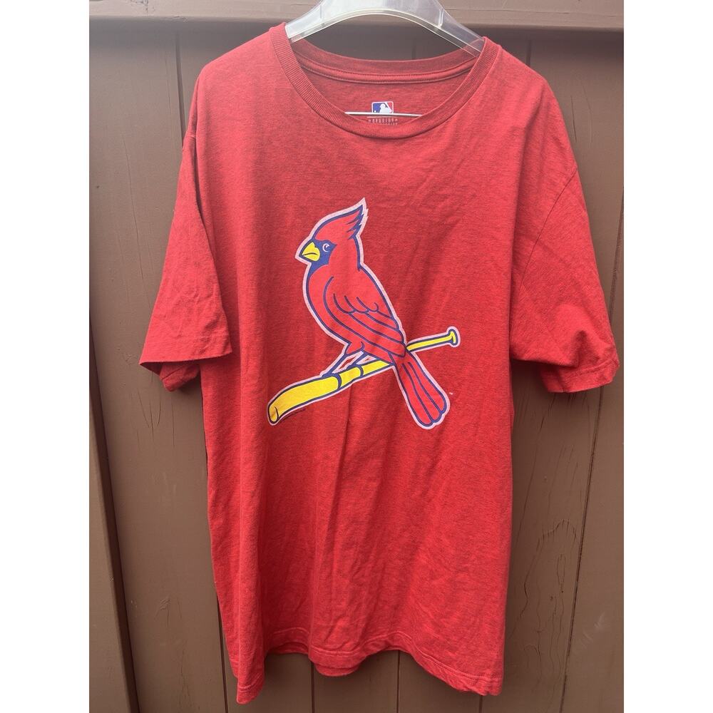 MLB St Louis Cardinals Tee Shirt Men’s XL Red Cardinal Graphic - Picture 5 of 11